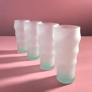 14oz disposable plastic ribbed cups Karat 12oz PP Ribbed Cold Cups (90mm)
