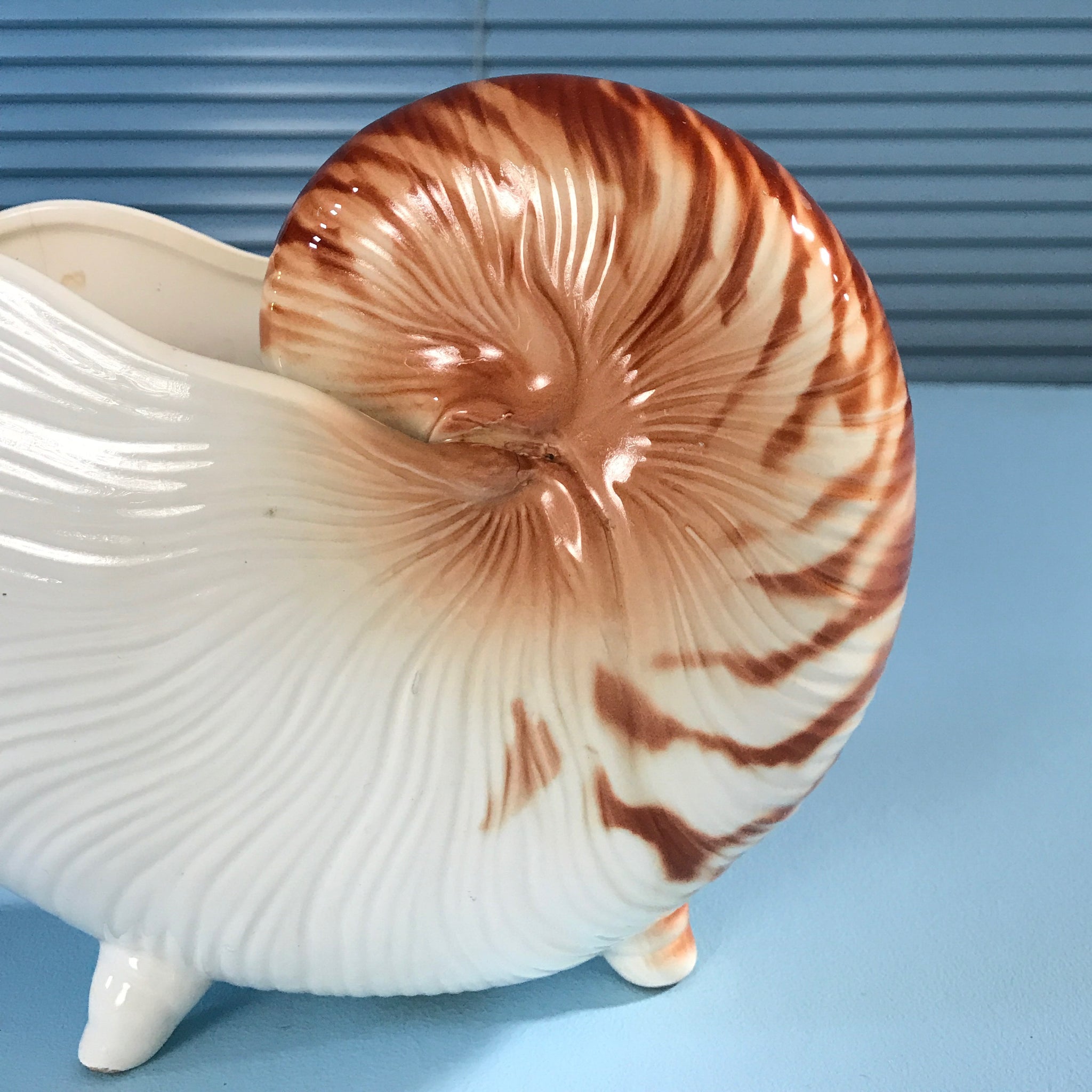 Fitz & Floyd Nautilus Shell Vase – Sincerely Yours Unlimited